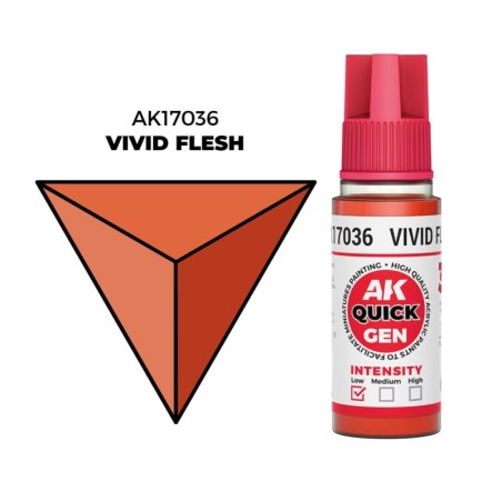 AK - Peinture Quick Gen : Vivid Flesh - 18 ml