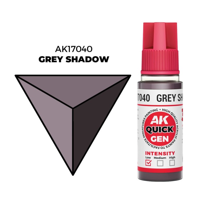 AK - Peinture Quick Gen : Grey Shadow - 18 ml