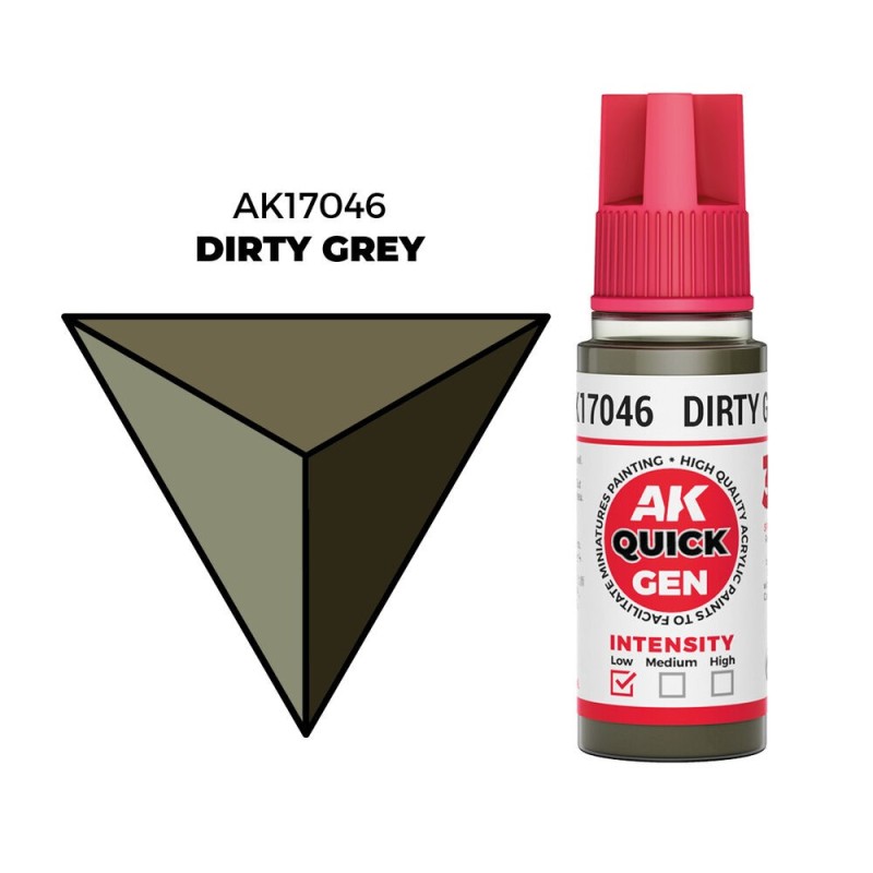 AK - Peinture Quick Gen : Dirty Grey - 18 ml