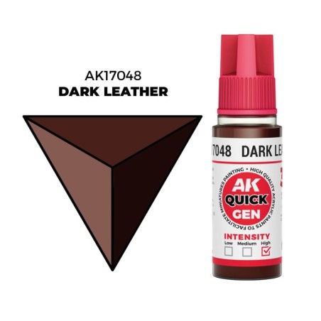 AK - Peinture Quick Gen : Dark Leather - 18 ml