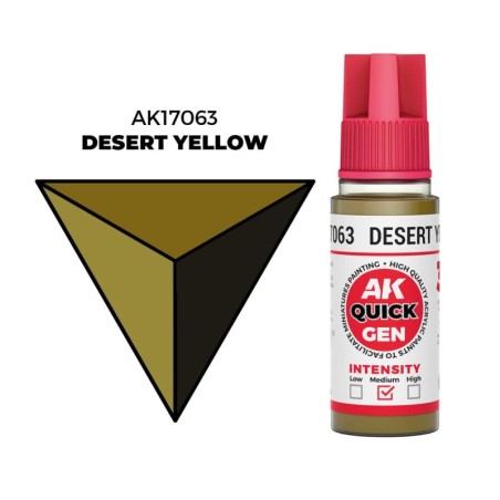 AK - Peinture Quick Gen : Desert Yellow - 18 ml