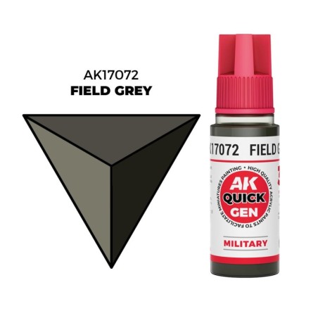 AK - Peinture Quick Gen : Field Grey - 18 ml