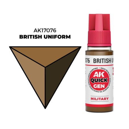 AK - Peinture Quick Gen : British Uniform - 18 ml