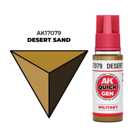 AK - Peinture Quick Gen : Desert Sand - 18 ml