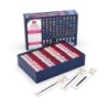  AK - Set de peintures Quick Gen : Quick Paint Combo - 100 Colors (80 + 20 + 3 Free Brushes + 1 Medium 18 ml)