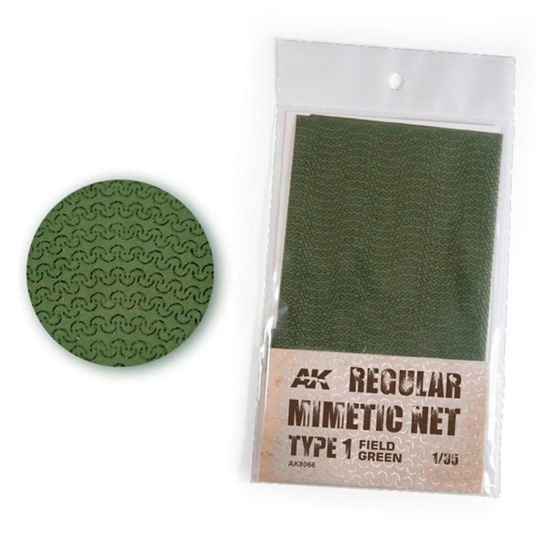 AK - Regular Camouflage Net Type 1 Field Green