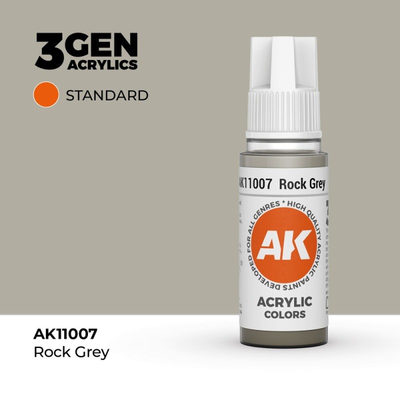 AK - Peinture 3gen : Rock Grey - 17 ml