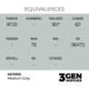  AK - Peinture 3gen : Medium Grey - 17 ml