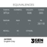  AK - Peinture 3gen : Inglés Grey - 17 ml
