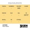  AK - Peinture 3gen : Pale Yellow - 17 ml