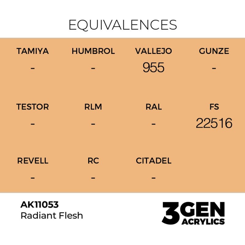  AK - Peinture 3gen : Radiant Flesh - 17 ml