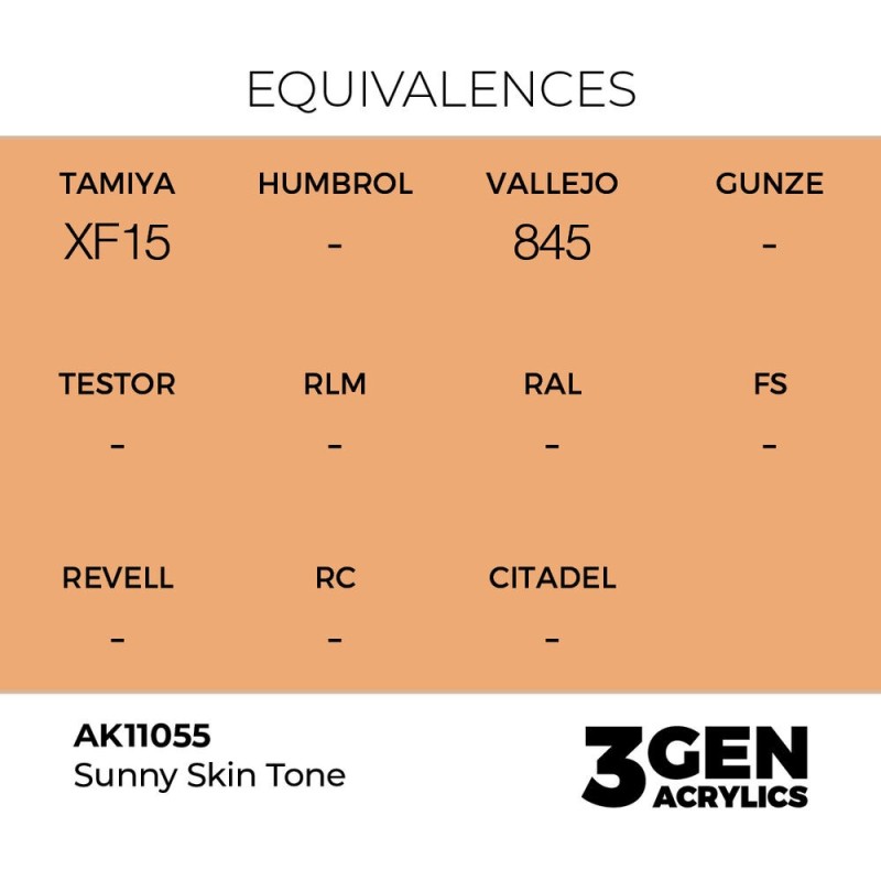  AK - Peinture 3gen : Sunny Skin Tone - 17 ml