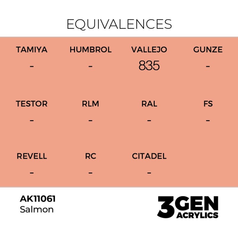  AK - Peinture 3gen : Salmon - 17 ml