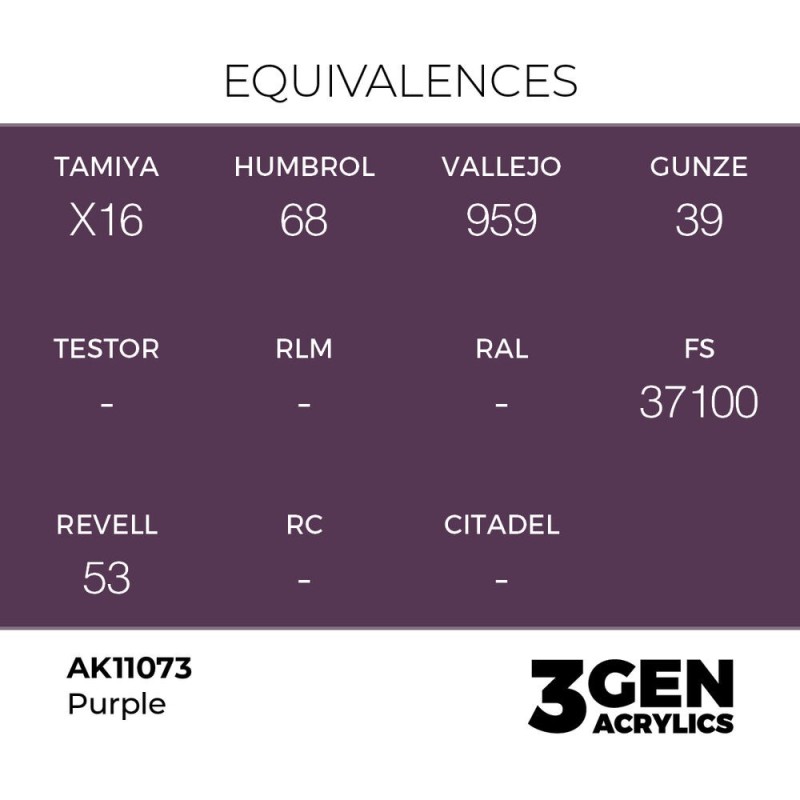  AK - Peinture 3gen : Purple - 17 ml