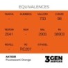  AK - Peinture 3gen : Fluorescent Orange - 17 ml