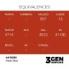  AK - Peinture 3gen : Matt Red - 17 ml