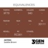  AK - Peinture 3gen : Saddle Brown - 17 ml