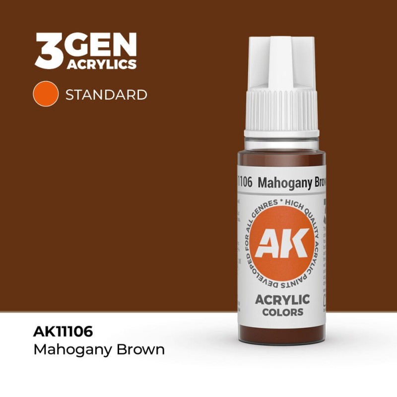AK - Peinture 3gen : Mahogany Brown - 17 ml