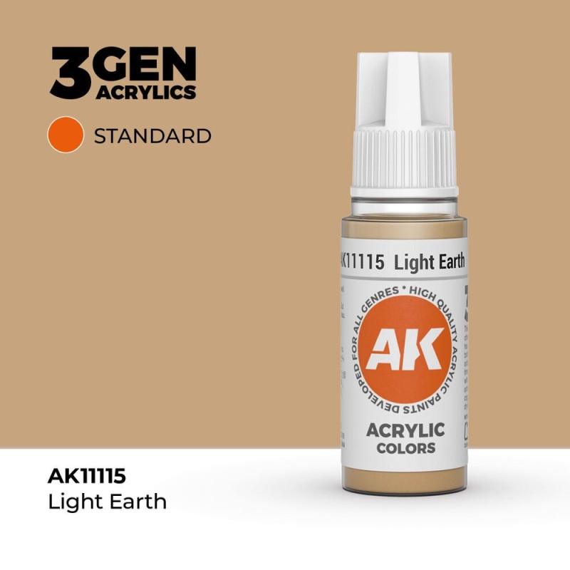 AK - Peinture 3gen : Light Earth - 17 ml