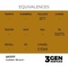  AK - Peinture 3gen : Golden Brown - 17 ml
