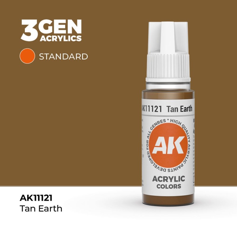 AK - Peinture 3gen : Tan Earth - 17 ml