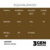  AK - Peinture 3gen : British Khaki - 17 ml
