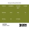  AK - Peinture 3gen : Golden Olive - 17 ml