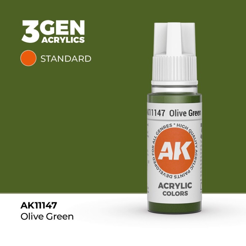 AK - Peinture 3gen : Olive Green - 17 ml