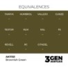  AK - Peinture 3gen : Brownish Green - 17 ml