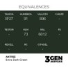  AK - Peinture 3gen : Extra Dark Green - 17 ml