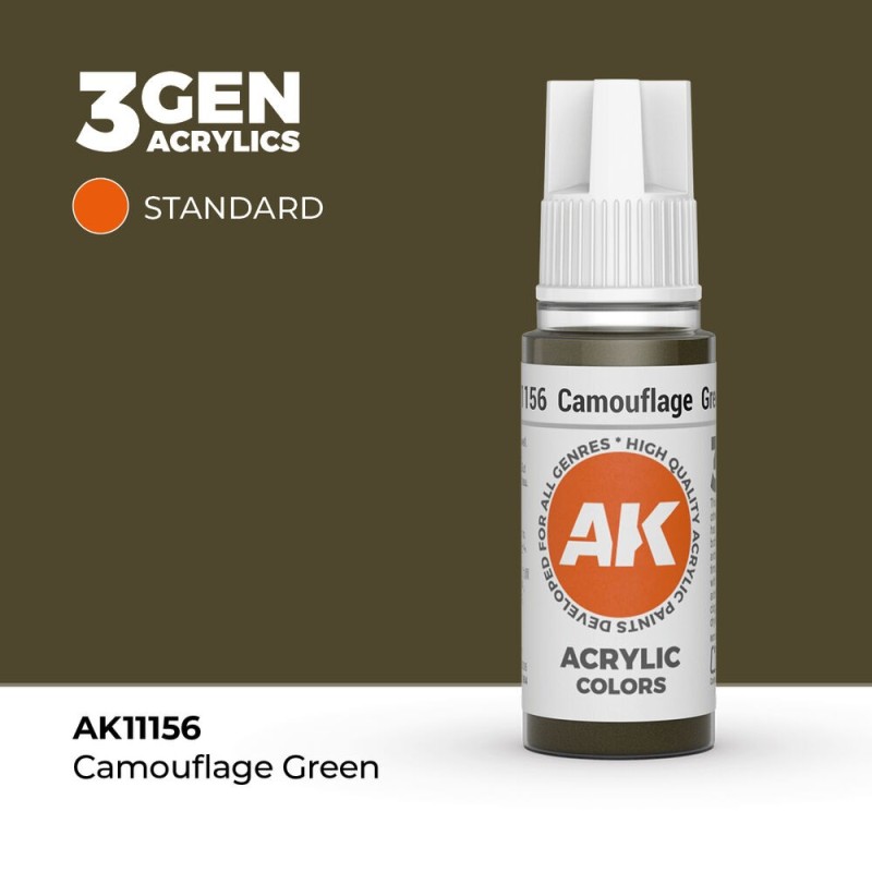 AK - Peinture 3gen : Camouflage Green - 17 ml