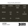 AK - Peinture 3gen : Russian Green - 17 ml