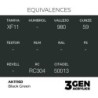  AK - Peinture 3gen : Black Green - 17 ml