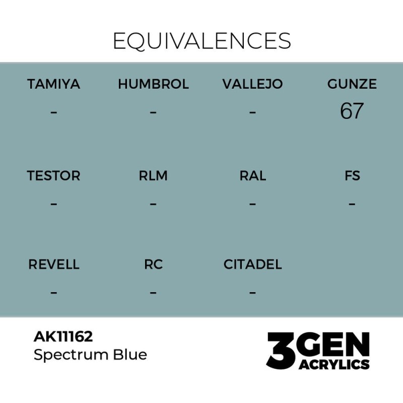  AK - Peinture 3gen : Spectrum Blue - 17 ml