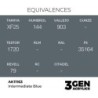  AK - Peinture 3gen : Intermediate Blue - 17 ml