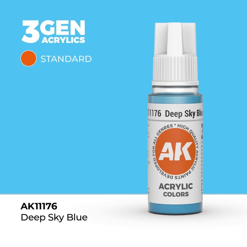 AK - Peinture 3gen : Deep Sky Blue - 17 ml