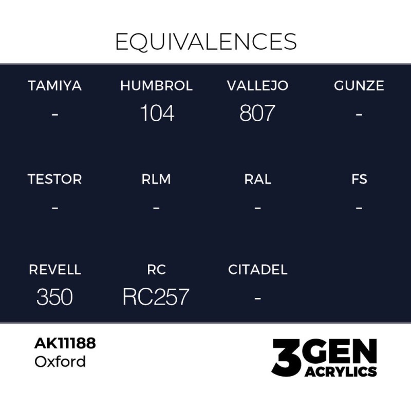  AK - Peinture 3gen : Oxford - 17 ml