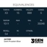  AK - Peinture 3gen : Dark Prussian Blue - 17 ml