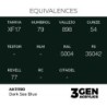  AK - Peinture 3gen : Dark Sea Blue - 17 ml