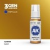 AK - Peinture 3gen : Gold - 17 ml