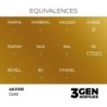  AK - Peinture 3gen : Gold - 17 ml