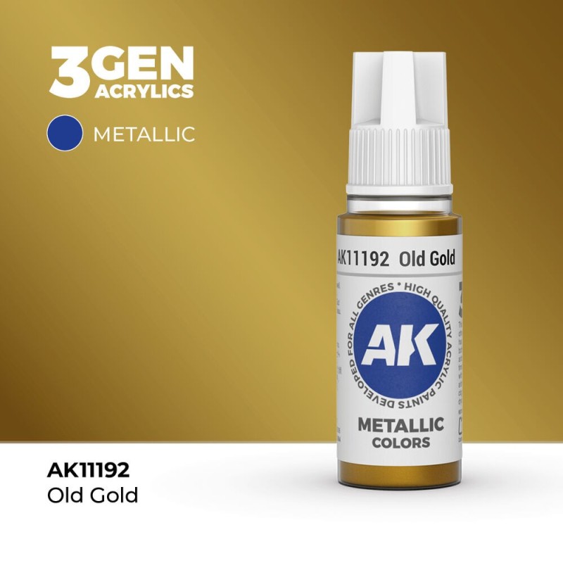 AK - Peinture 3gen : Old Gold - 17 ml