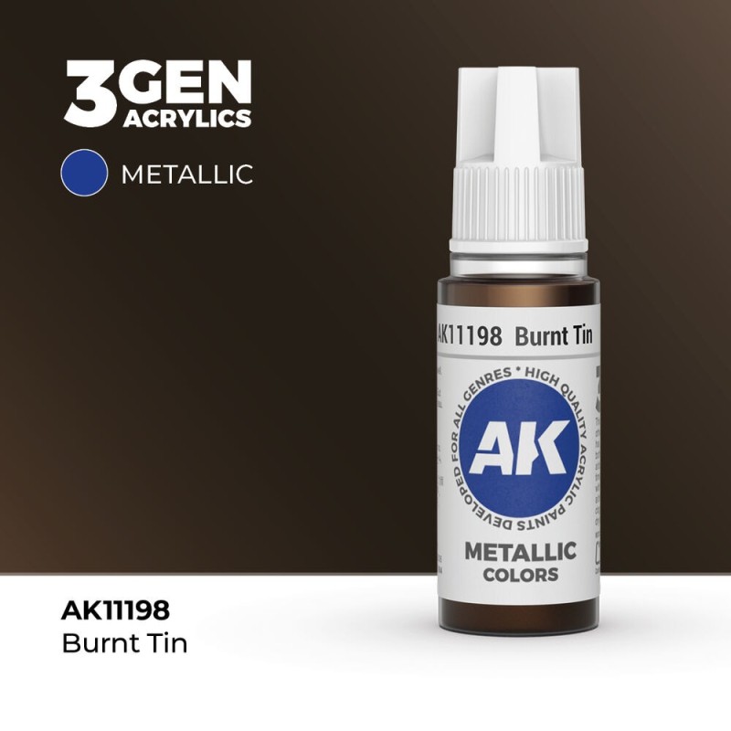AK - Peinture 3gen : Burnt Tin - 17 ml