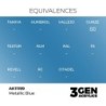  AK - Peinture 3gen : Metallic Blue - 17 ml
