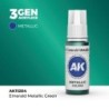 AK - Peinture 3gen : Emerald Metallic Green - 17 ml