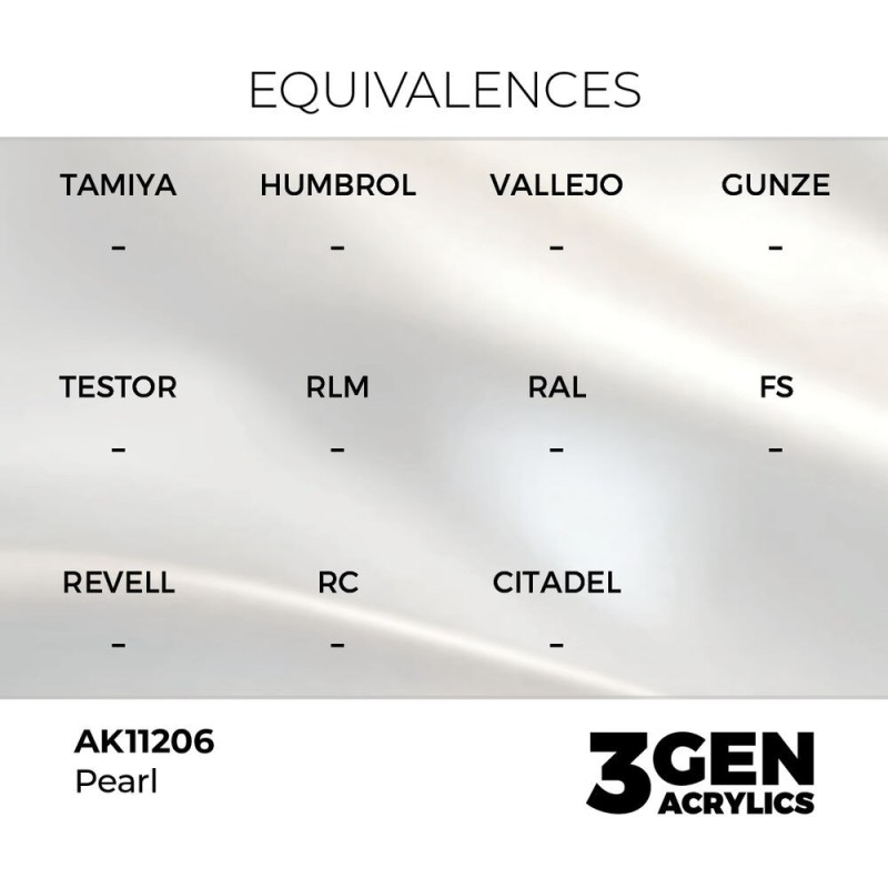  AK - Peinture 3gen : Pearl - 17 ml