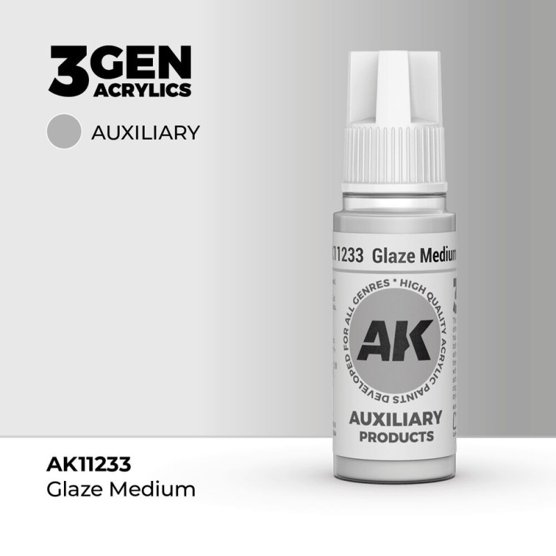 AK - Peinture 3gen : Glaze Medium - 17 ml