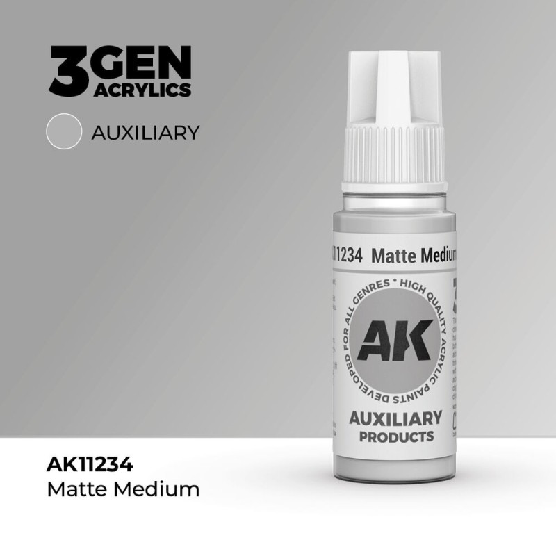 AK - Peinture 3gen : Matte Medium - 17 ml