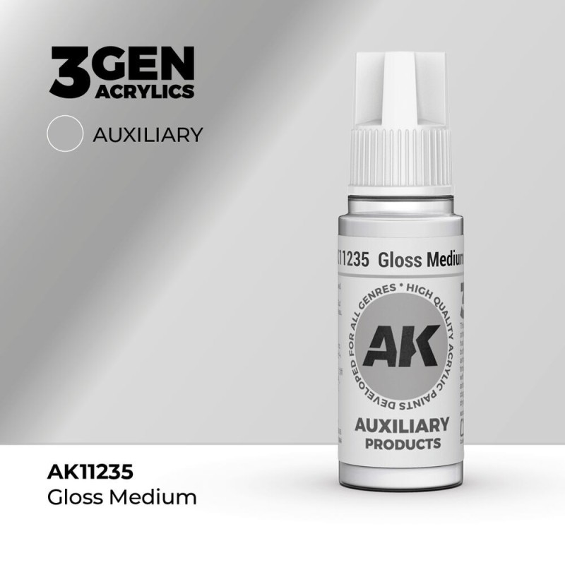 AK - Peinture 3gen : Gloss Medium - 17 ml