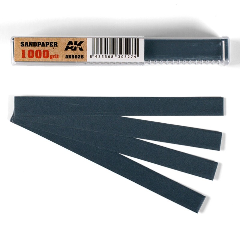 AK - Outil : Wet Sandpaper 1000 grit x 50 units